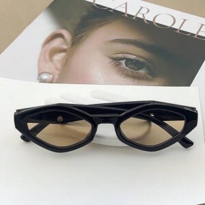 نظارة أنيقة بإطار معيني، طراز أزياء عصري للنساء