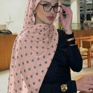 قطعة واحدة وشاح نسائي كاجوال مطبوع بتدرج لوني من الكاكي إلى الأبيض، متعدد الاستخدامات، يمكن استخدامه أيضًا كإكسسوار فستان