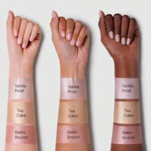 SHEGLAM Glow Bloom هايلايتر سائل-Vanilla Frost هايلايت هايلايتر ماركة تجميل ومكياج للنساء والفتيات