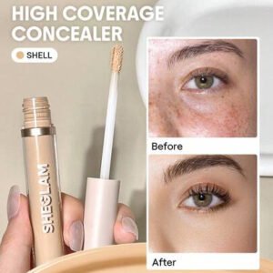 SHEGLAM Like Magic خافي عيوب تغطية كاملة 12 ساعة-Shell كونسيلر ماركة تجميل ومكياج للنساء والفتيات
