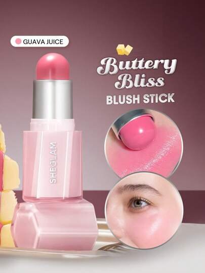 SHEGLAM Buttery Bliss أحمر خدود عصا-Guava Juice حمره بلشر ماركة تجميل ومكياج للنساء والفتيات